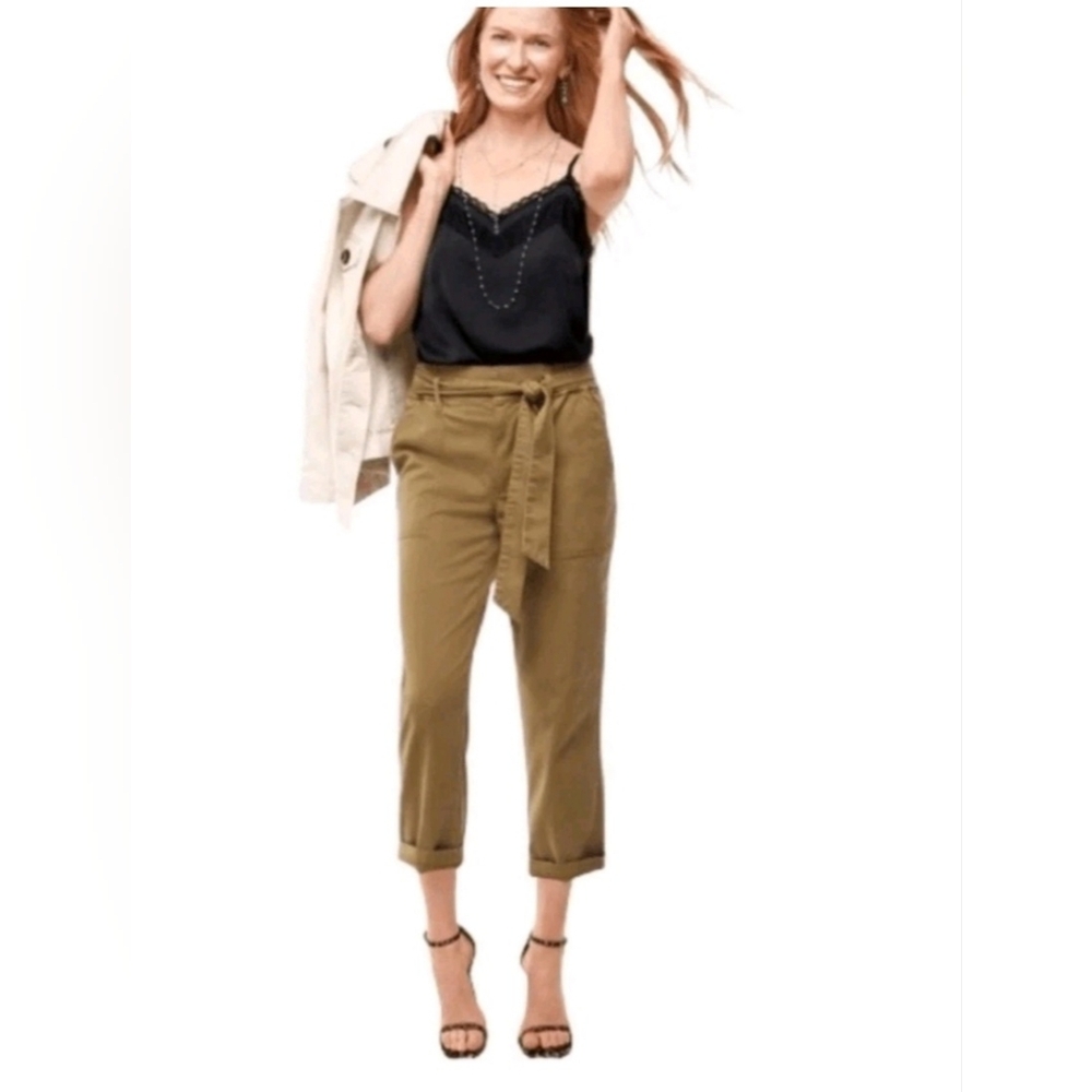 Cabi Marathon Jogger Style 5693 - Cumin Brown Cargo Pants - Size 4